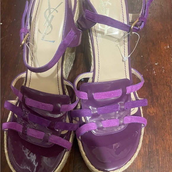 Yves Saint Laurent Purple Espadrilles - Picture 5 of 8